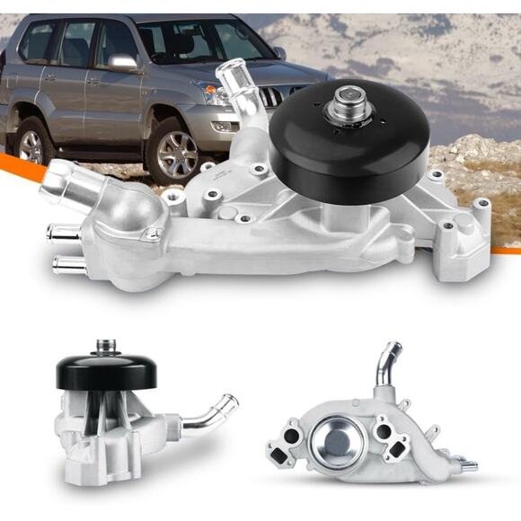 Water Pump W/ Thermostat For Chevy Silverado GMC Sierra Cadillac 4.8L 5.3L 6.0L‎ - Picture 4 of 4